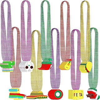 Bucherry 100 Pcs Cinco De Mayo Necklaces Bead Fiesta Decorations Mexican Necklace Mexican Party Favors Mexican Birthday Party Decorations for Luau Photo Props Fancy Dress Parties School Carnivals