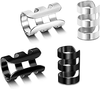 Stainless Steel Clip-on Cuff Earrings - Unisex, Non-piercing, Hypoallergenic, Punk Style - Ideal for Sensitive Ears