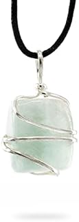 AYANA Amazonite Crystal Necklace - Passionately Crafted from Ethically Sourced Crystals and Healing Stones - Genuine, Handmade Healing Crystals Pendant Necklace for Women