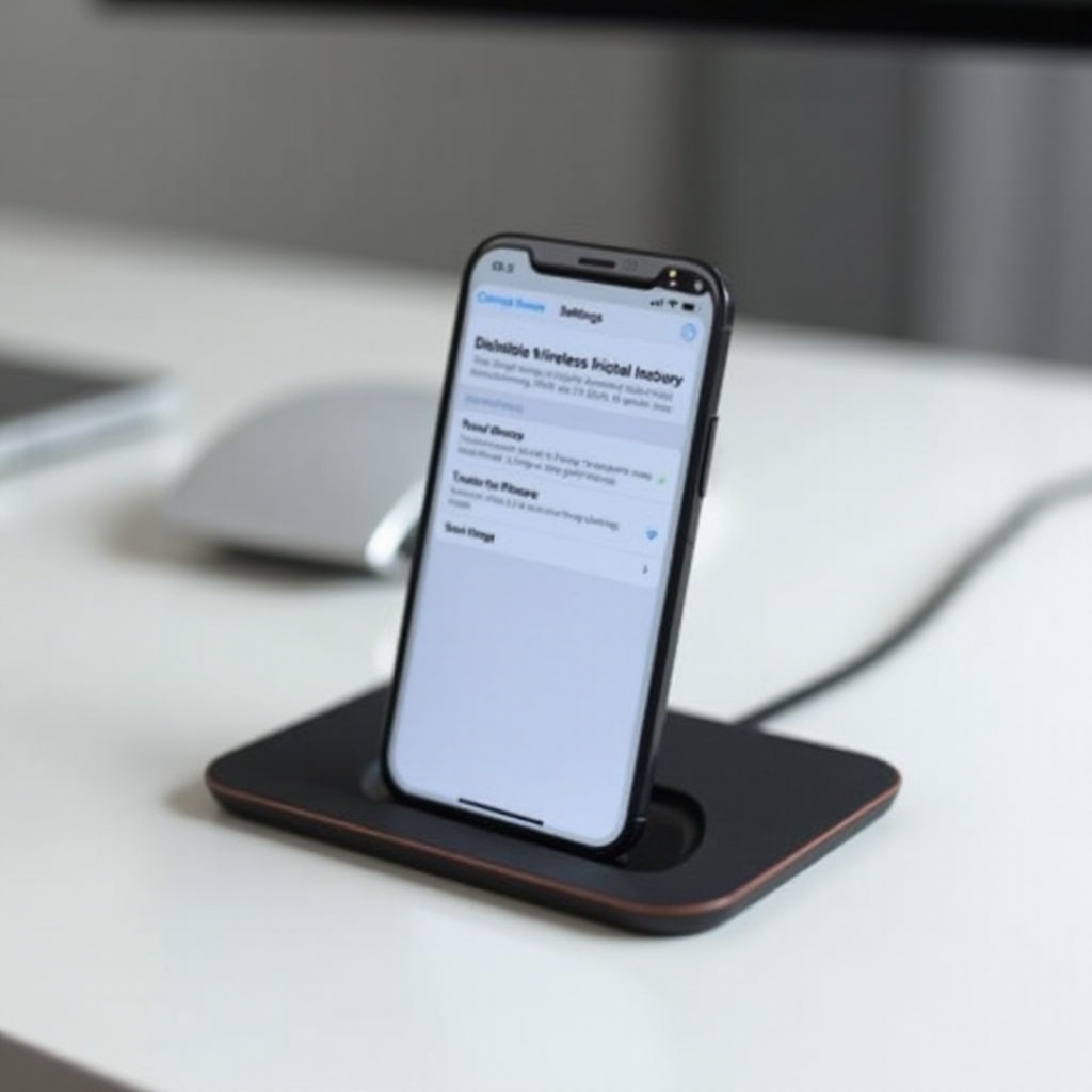 iPhone Induktives Laden Deaktivieren