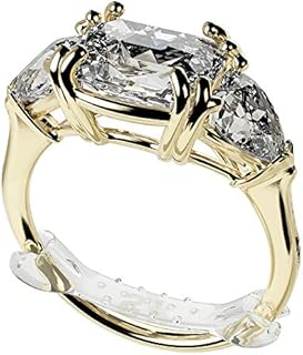 Chrome Cherry Invisible Metal Ring Adjuster for Loose Wedding Rings, Comfortable Multi-Size 10-Pack Design for Men and Women