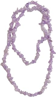 NOVICA Handcrafted Brazilian Amethyst Beaded Necklace with Ball Chain, 16.25 inch - Elegant Birthstone Gemstone Jewelry in Lilac & Lavender Tones