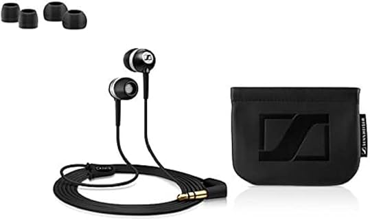 Sennheiser CX 300 II In-Ear-Kopfhörer mit 1,2 m Kabel, 3,5 mm Klinkenstecker und Geräuschabschirmung, ideal für unterwegs, inklusive Ohradapterset und Tragetasche