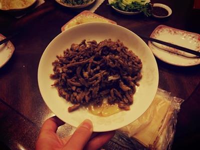甜面醬肉絲的制作方法和配料