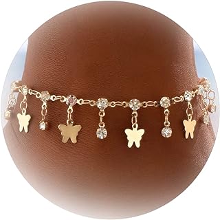 Crystal Rhinestone Anklet with Lobster Claw Clasp for Women, Heart-Shaped Layered Design - Elegant Beach Jewelry for Girls