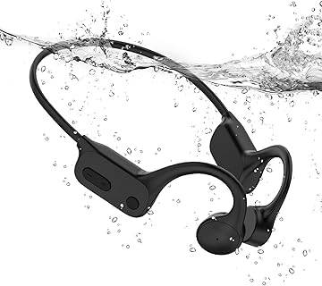 Tayogo Écouteurs Natation à Conduction Osseuse avec Bluetooth 5.4 et Mémoire MP3 32G, Taille Ferreux, Étanche IPX8. Idéal pour la Course, Natation, Cyclisme