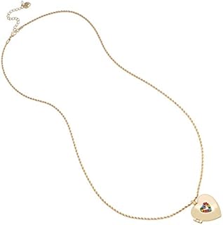 Betsey Johnson Heart Locket Pendant Long Necklace