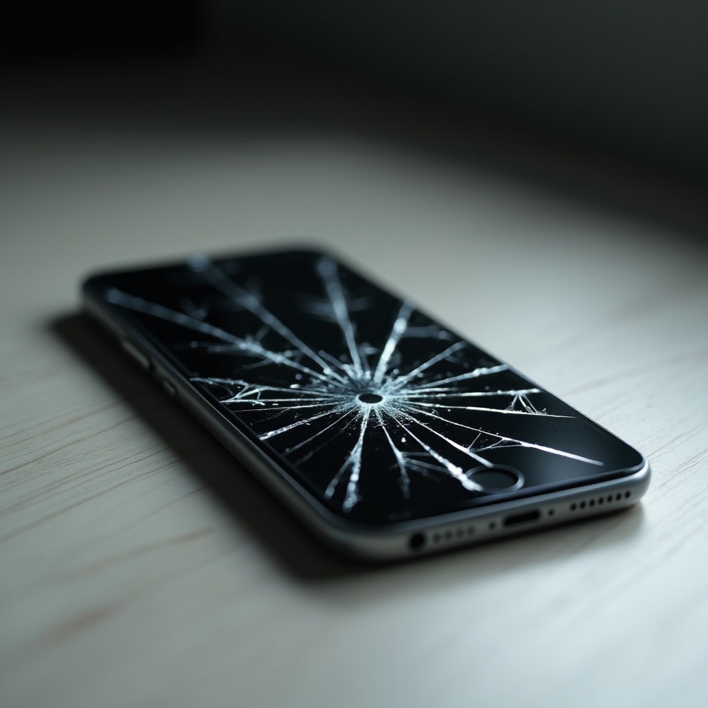 Handy runtergefallen Display schwarz: Lösungen!