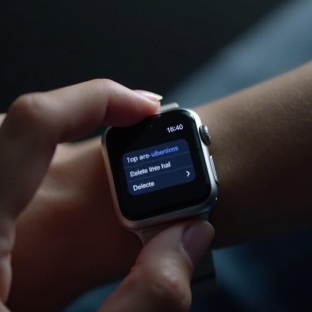 como borrar los mensajes del smartwatch