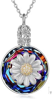 CRMAD Anubis/Bastet Necklace Sterling Silver Egyptian Pendant Jewelry Gifts for Men Women