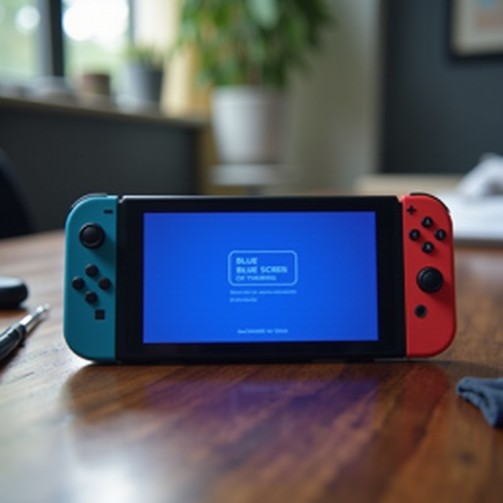 Réparez efficacement l'écran bleu de votre Nintendo Switch