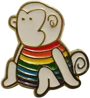 Rainbow 12 Constellation Badge Chinese Zodiac brooch pin