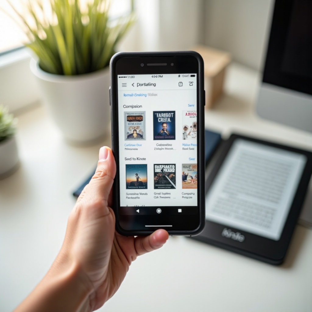 como meter libros en kindle desde el móvil