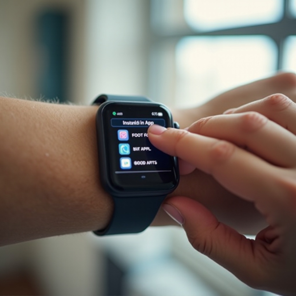 como instalar aplicaciones en smartwatch