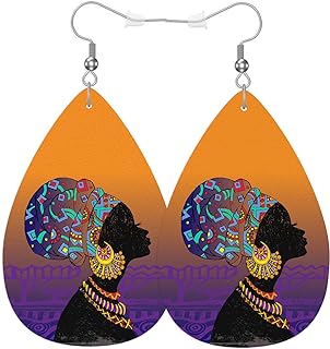 Unique Red Lips Drop Design Earrings with French Wire Back - Handcrafted Faux Leather Fashion Accessory for Women & Girls