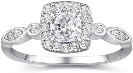 18K Gold Plated Sterling Silver Topaz Ring for Women - Elegant Versatile Promise/Engagement/Wedding Band with Blue Topaz Accent - Size 5 Ring