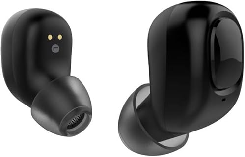 Elari EarDrops ultraleichte kabellose Bluetooth-Kopfhörer mit magnetischem Ladeetui und Stereogesprächsmodus, Schwarz, ideal für Musikliebhaber und Vieltelefonierer