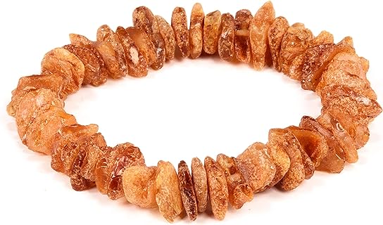 Hand-made Baltic Amber Bead Chain Bracelet for Adults - Certified Authentic from Lithuania