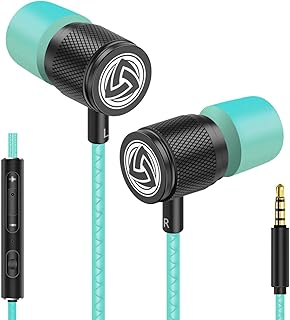 LUDOS Ultra In-Ear Kopfhörer mit Kristallklarem Klang und Balance, Memory Foam, und Langlebigem Kabel für Musikliebhaber und Smartphones