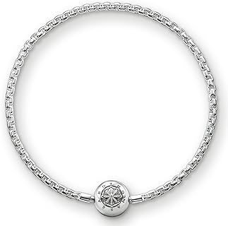 THOMAS SABO Armband aus 925er Sterlingsilber mit innovativem Kugelverschluss und 16 cm Venezianerkette, ideal für einzigartige Karma Beads Kombinationen für jede Gelegenheit