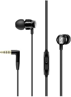 Sennheiser CX 300S In-Ear-Kopfhörer für detailreichen Klang und bessere Basswiedergabe, integrierte Fernbedienung, ergonomisches Design und strapazierfähiges Kabel. Ideal für Musikliebhaber