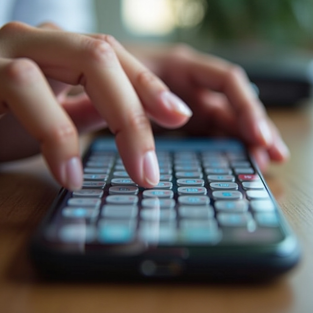 comment taper des lettres sur un clavier de téléphone portable