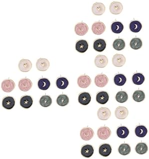 Chic LIFKOME Moon Star Alloy Dangle Earrings for Women with Unique Vintage Design