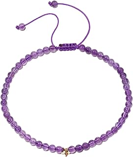 Xfoxstal Simple 4mm Crystals and Stones Beaded Anklet Dainty Star Ankle Bracelets for Women Beach Foot Chain Jewelry