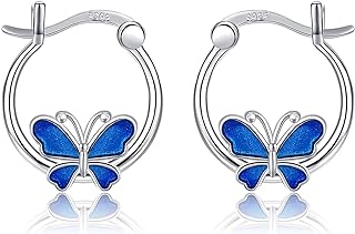 Snake/Dragon Earrings 925 Sterling Silver Animal Huggie Hoop Earrings Dainty Earrings Christmas Jewelry Gifts for Women Girls