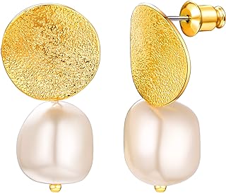 U7 Cat Stud Earrings Silver/Black/Silver/Gold Color,Birthstone Kitten Earrings, BarFaux Pearl Earrings Set, Women Teen Girls Gift