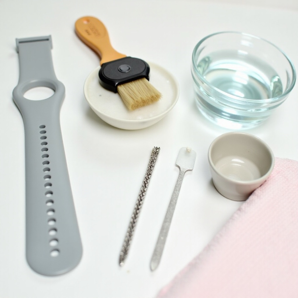 how do you clean a silicone watch band