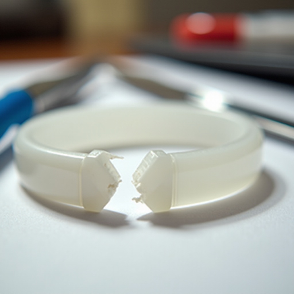 how to fix a broken plastic bracelet