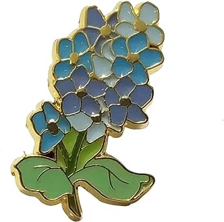 Handmade Color Enamel Lavender Yellow Daisy Flower Brooch and Pin