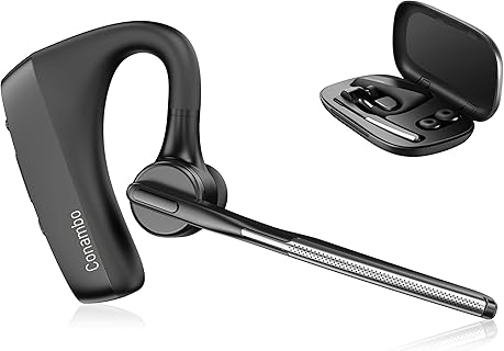 Conambo K18 Bluetooth Office Headset mit CVC8.0 Geräuschunterdrückung, 16-Stunden Gesprächszeit und IP54 Schutz. Perfekt für Berufskraftfahrer und Büroangestellte