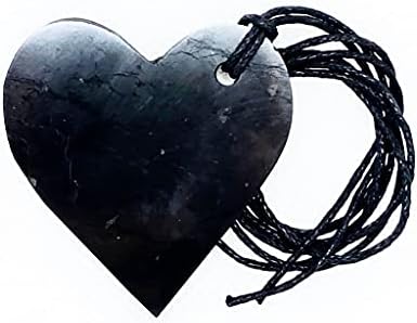 Pachamama Essentials Shungite Pendant Necklace with Certificate of Authenticity, Chakra and Energy Balancing, Pendant Necklace Raw Stone