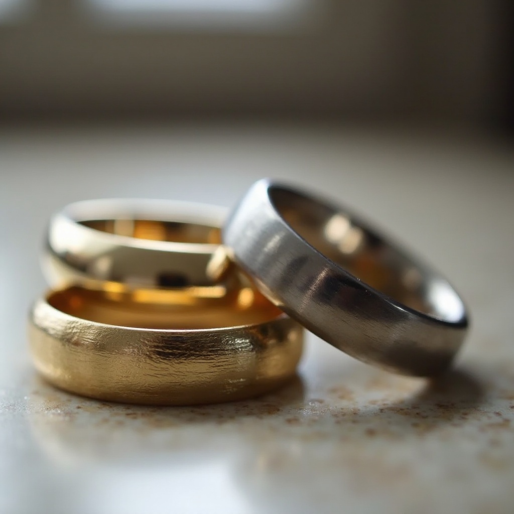 types of metal for men's wedding bands