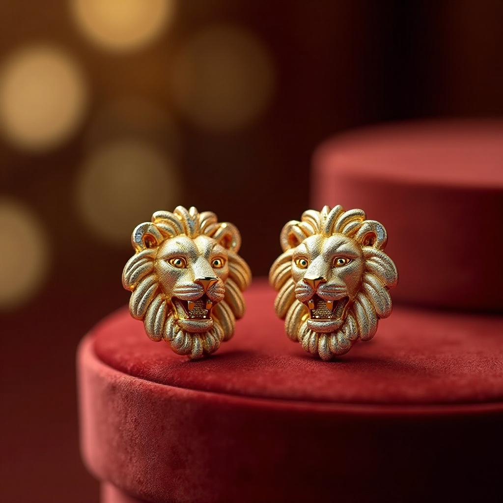 Pendientes de León Gucci: Elegancia y Poder en Joyería