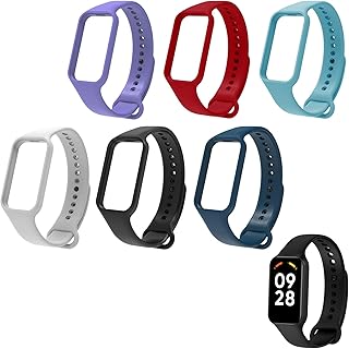 Bracelet Connecté Xiaomi en Silicone Souple et Respirant, Convient pour Sport, avec Fixation Sécurisée, Idéal pour Hommes et Femmes Actifs