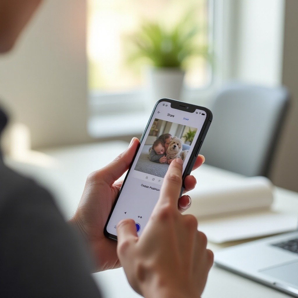 Comment partager une histoire Galerie Samsung