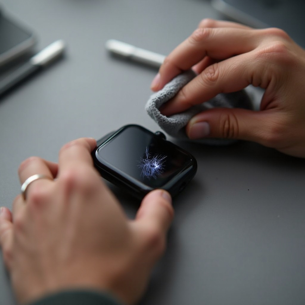 comment enlever une rayure sur une montre connectée