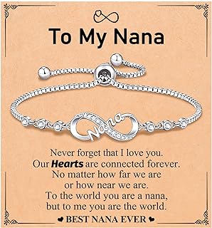 UNGENT THEM Infinity Love Heart Bracelets for Women Girls, Birthday Christmas Valentins's Day Jewelry Gifts for Her