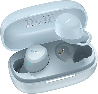 TOZO A1 Mini Bluetooth Kopfhörer, ideal für Sport und kleine Ohren, mit 30 Std Akkulaufzeit, IPX5 wasserdicht und ergonomischem Design für optimalen Komfort. Perfekt für den Alltag