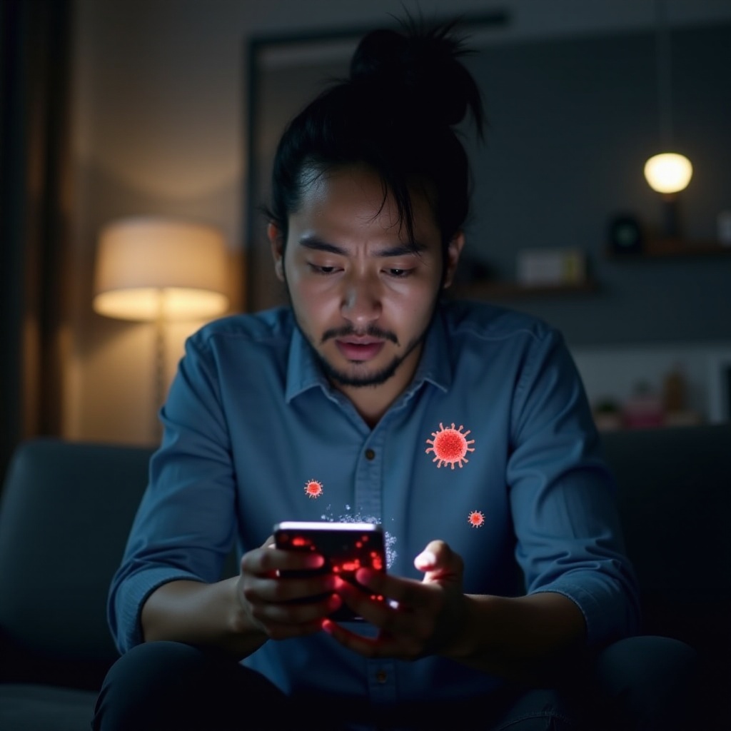 Virus auf dem Handy: Maßnahmen und Prävention