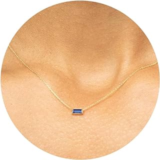 JSJOY Gold Birthstone Necklace for Women Dainty Birthstone Pendant Necklace for Teen Girls Birthday Gifts Jewelry Mothers Day Gifts for Mothers Wife Grandma Teenagers