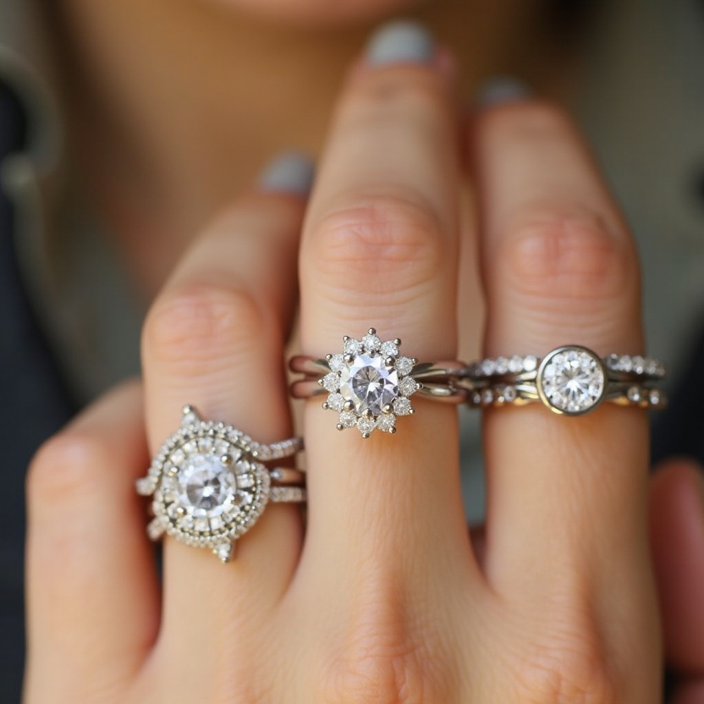 bague de fiançailles doigt