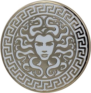 Real Sic Medusa Enamel Pin - Greek Mythology Pin - Fashionable, Occult, Witchy, Feminist Lapel Pin for hats, Backpacks, Jackets, Bags & Tops