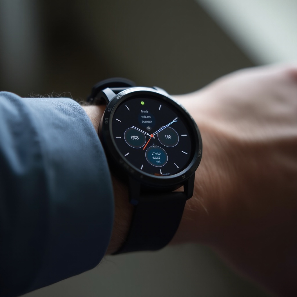 como configurar hora de smartwatch