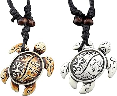 Handmade Hawaiian Shark Tooth Bead Necklace with Link Chain and Box-With-Tongue Clasp for Men and Women, Adjustable Bohemian Summer Beach Lucky Charm Design with Stone Gems