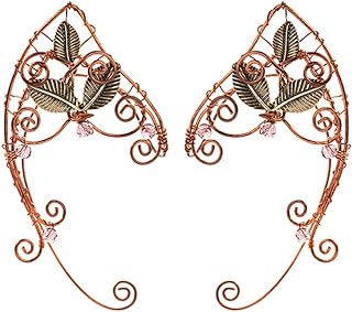 Lurrose 1 Pair Ear Crawler Climber Earrings Wrap Ear Clip Wrap Cuff Elf Ears Stud Jacket Earrings Women Ear Jewelry