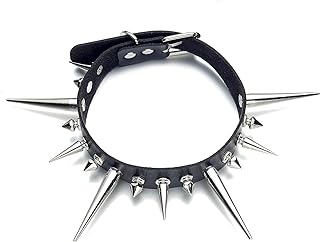 Goth Necklaces Long Spiked Choker Punk Rock Collar Halloween Costume Jewelry Gothic Accessories